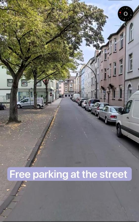 Igo Apartment 2 Schlafenzimmer Mit Waschmaschine Trockner Haustier Rheinufer 5Min Netflix Disney Plus 17-6 Duisburgo Exterior foto
