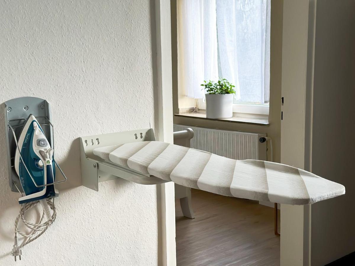 Igo Apartment 2 Schlafenzimmer Mit Waschmaschine Trockner Haustier Rheinufer 5Min Netflix Disney Plus 17-6 Duisburgo Exterior foto